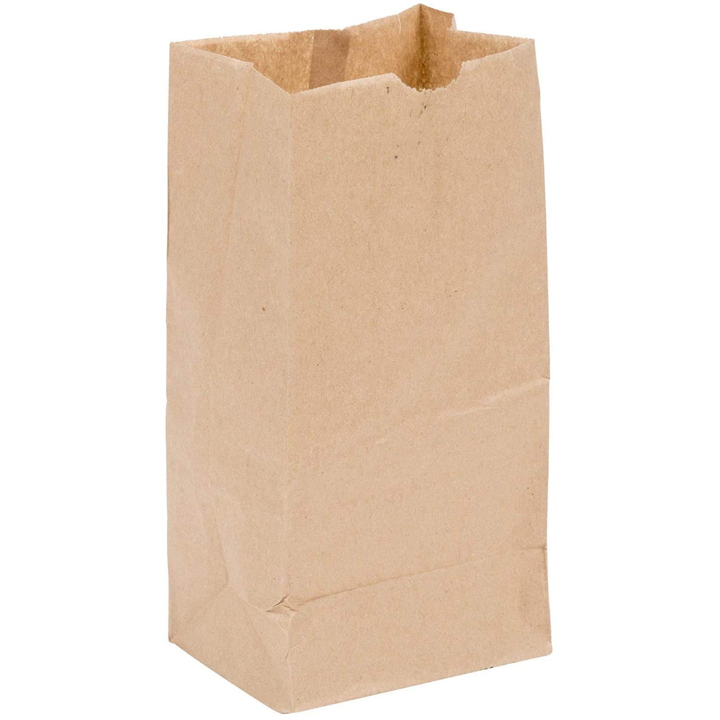 Watson Distributing 2 Lb Brown Paper Bag 4-5/16" x 7-7/8" x 2-7/16" 500/Bundle