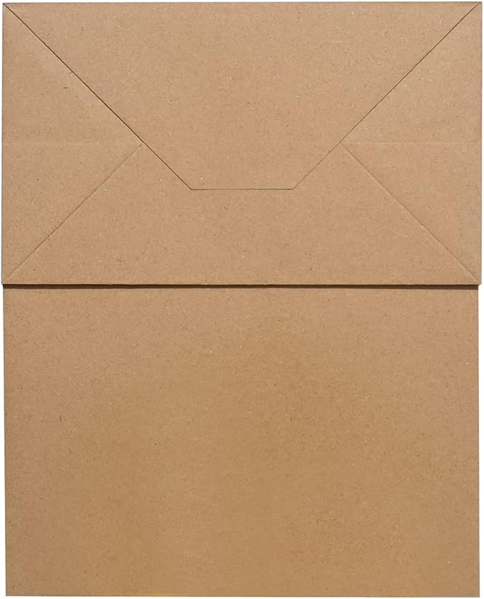 Watson Distributing 8" x 4.7" x 10" #1 Paper Bag Round Handle 250/Case