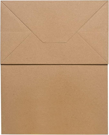Watson Distributing 8" x 4.7" x 10" #1 Paper Bag Round Handle 250/Case