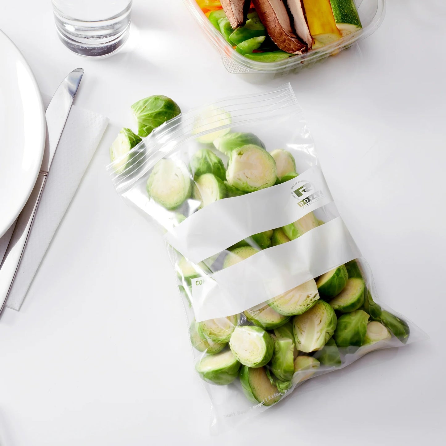 Watson Distributing 7" x 8" Quart Zipper Bag 500/Case