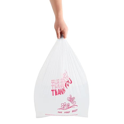 Watson Distributing Large T-Shirt Bags 12" x 7" x 22" 17 Mic "Thank You" 400/Case
