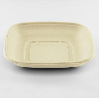 Watson Distributing 24 Oz Bagasse Disposable Bowl Rectangle 300/Case