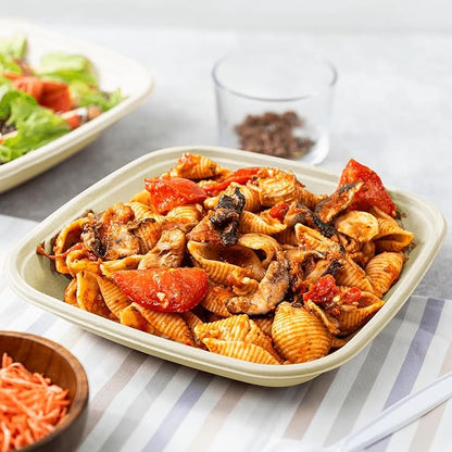 Watson Distributing 24 Oz Bagasse Disposable Bowl Rectangle 300/Case