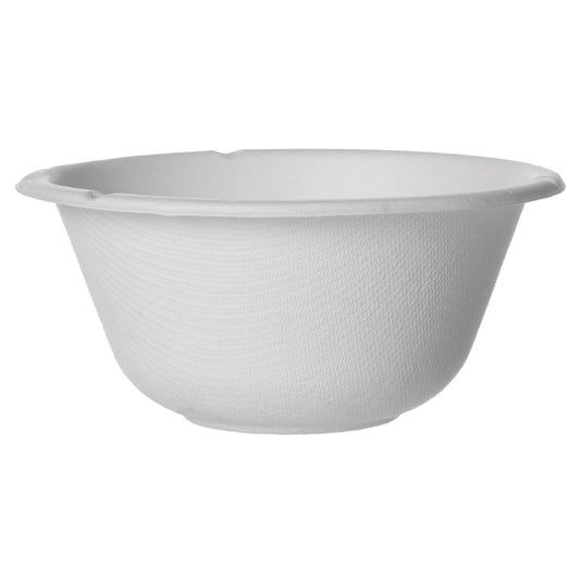 Watson Distributing 8 Oz Pfas Free Eco-Friendly Bagasse Disposable Rice Bowl White 1000/Case