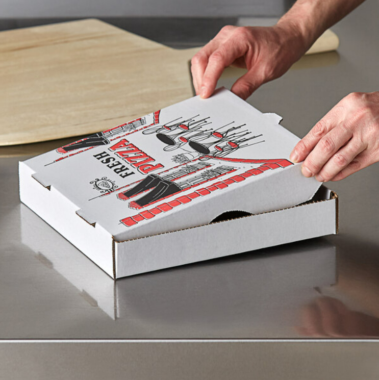 Watson Distributing 10" x 10" x 2" Corrugated Plain Pizza Box 50/Case