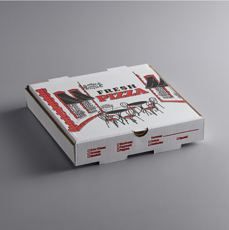 Watson Distributing 10" x 10" x 2" Corrugated Plain Pizza Box 50/Case