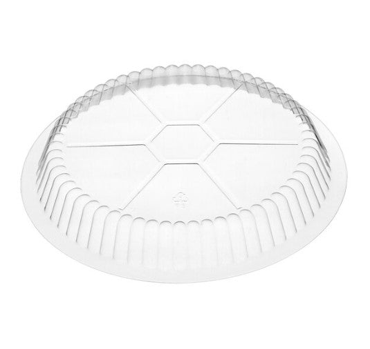 Watson Distributing 7" Clear Round Plastic Dome Lid 500/Case