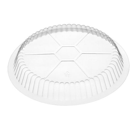 Watson Distributing 7" Clear Round Plastic Dome Lid 500/Case