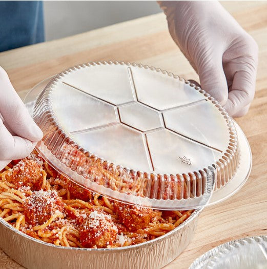 Watson Distributing 9" Clear Round Plastic Dome Lid 500/Case