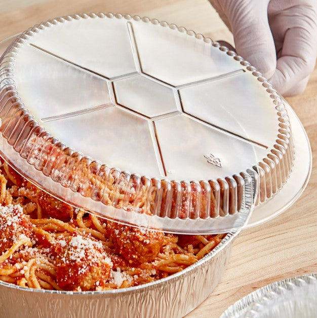 Watson Distributing 9" Clear Round Plastic Dome Lid 500/Case