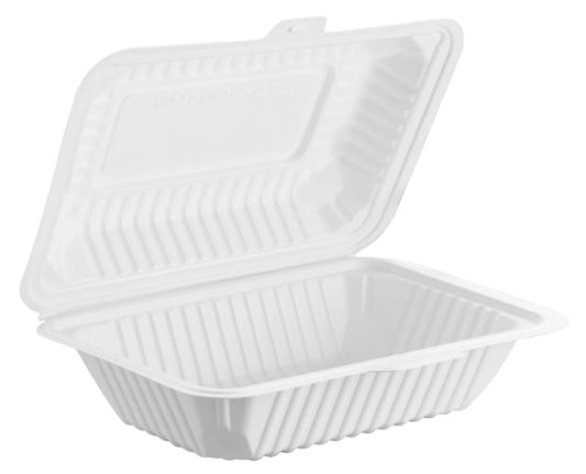 Watson Distributing 9" x 6" Clamshell Mfpp Container Center Slide 150/Case