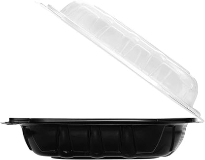 Watson Distributing 9" x 9" Clamshell Mfpp Container 1-Compartment Hinged Lid 150/Case