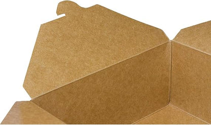 Watson Distributing #1 Take-Out Container Microwaveable Folded Paper 5" X 4.25" X 2.5" 450/Case