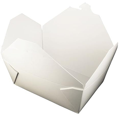 Watson Distributing #8 Take-Out Container Microwaveable Folded Paper 6.75" X 5.5" X 2.5 300/Case