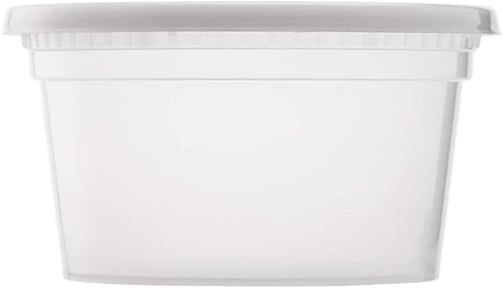 Watson Distributing 12 Oz Translucent Round Deli Container With Lid Combo 240/Case