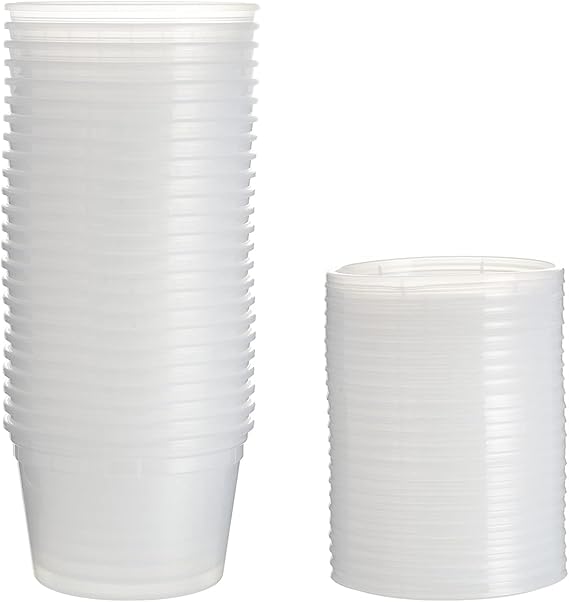 Watson Distributing 16 Oz Translucent Round Deli Container With Lid Combo 240/Case