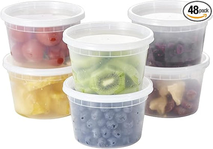 Watson Distributing 16 Oz Translucent Round Deli Container With Lid Combo 240/Case
