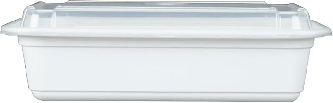 Watson Distributing 38 Oz Rectangular Microwaveable Container With Lid 150/Case