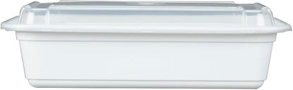 Watson Distributing 38 Oz Rectangular Microwaveable Container With Lid 150/Case