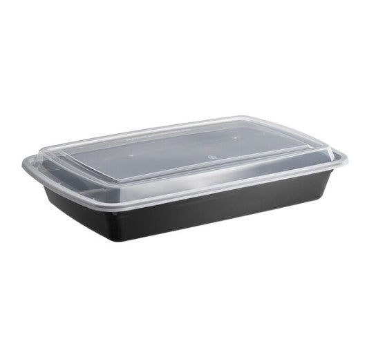 Watson Distributing 58 Oz Rectangular Microwaveable Container With Lid 150 Sets/Case