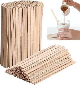 Watson Distributing 7.5" Coffee Stirrer Wooden Classic Round End 500/Box