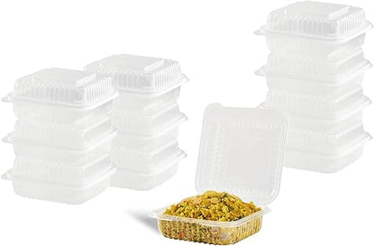 Watson Distributing 7.5" x 7.5" Clamshell Tfpp Container 1-Compartment Center Slide 150/Case