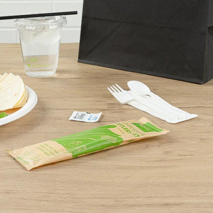 Watson Distributing Heavy Weight Cutlery Set Pla Ivory 200/Case