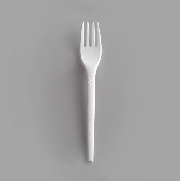 Watson Distributing Heavy Duty Disposable Fork White 6.5 Inch - 300/Case