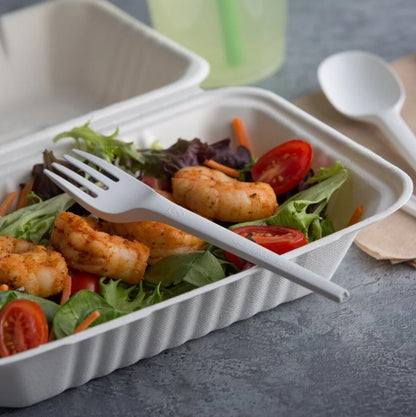 Watson Distributing Heavy Duty Disposable Fork White 6.5 Inch - 300/Case