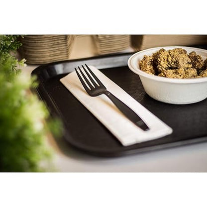 Watson Distributing Heavy Weight Fork Plastic Black 6.75" 1000/Case