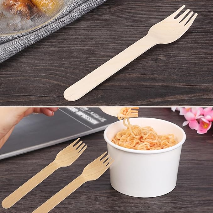 Watson Distributing Natural Wooden Fork 6.25" 1000/Case