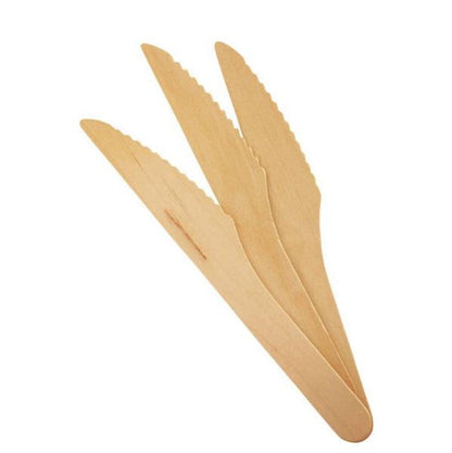 Watson Distributing Natural Wooden Knife 6.38" 1000/Case