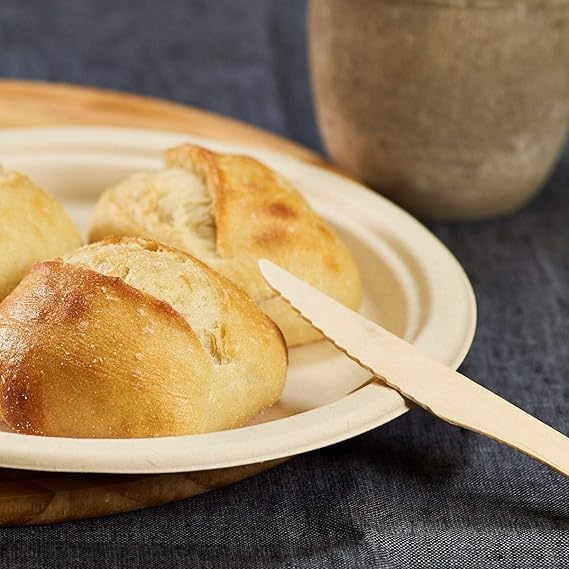 Watson Distributing Natural Wooden Knife 6.38" 1000/Case