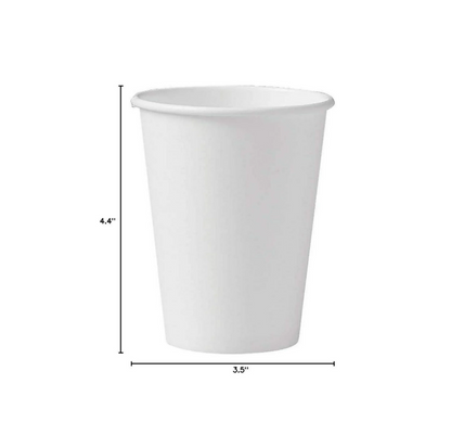 Watson Distributing 12 oz Premium Single Wall Leak-Free Paper Cup - 1000 Count