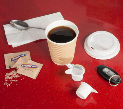 Watson Distributing 12 oz Ripple Insulated Double Wall Leak-Free Paper Cup - 500 Count