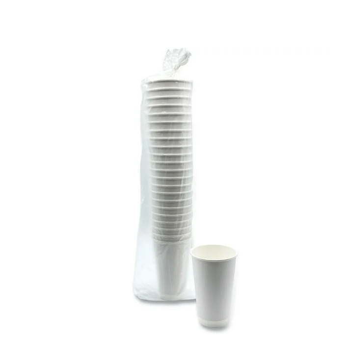 Watson Distributing 16 oz Double Wall Insulated Leak-Free Paper Cup - 500