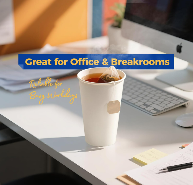 Watson Distributing 16 oz Premium Single Wall Leak-Free Paper Cup - 1000 Count