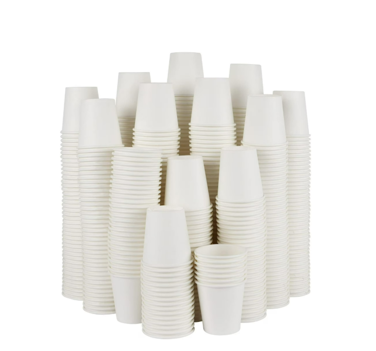 Watson Distributing 3 oz Poly Paper Leak-Free Paper Cup - 500 Count