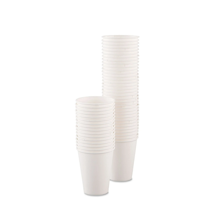 Watson Distributing 8 oz Premium Double Wall Leak-Free Paper Cup - 500 Count