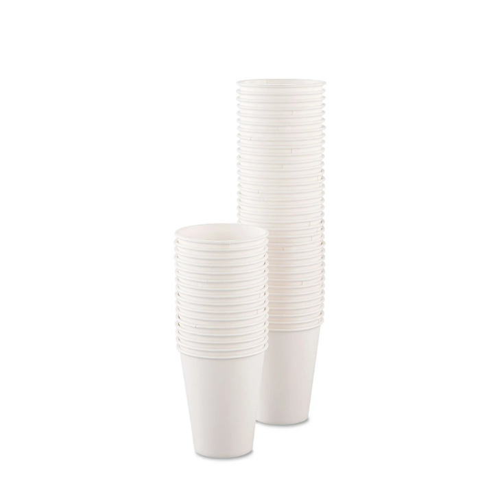 Watson Distributing 8 oz Premium Single Wall Leak-Free Paper Cup - 1000 Count