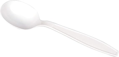 Watson Distributing Disposable Soup Spoon Tpla White 6" 1000/Case
