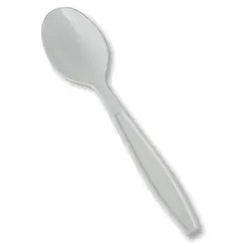 Watson Distributing Extra Heavy Weight Teaspoon Plastic Pp White 1000/Case