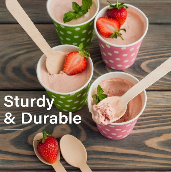 Watson Distributing Natural Wooden Spoon 6.25" 1000/Case