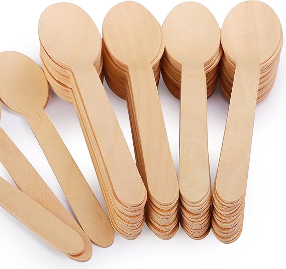Watson Distributing Natural Wooden Spoon 6.25" 1000/Case