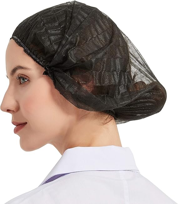 Watson Distributing 21" Black Nylon Hair Net Cap 1000/Case