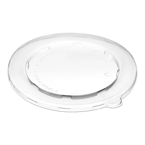 Watson Distributing Clear Flat Lid For 24 To 32 Oz Microwaveable Flat Round Bowl 300/Case