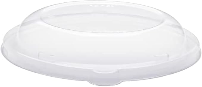 Watson Distributing 24-40 Oz Flat Top Dome Lid No Hole Pet Clear 300/Case