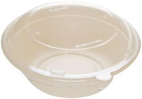 Watson Distributing 24-40 Oz Flat Top Dome Lid No Hole Pet Clear 300/Case