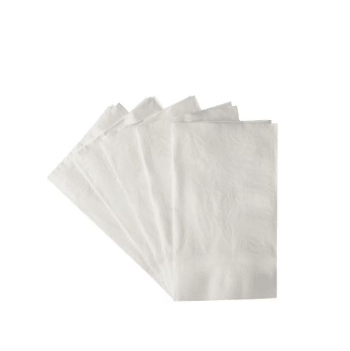 Watson Distributing White Dinner Napkin 2-Ply 14" x 16.5" 1/8 Fold 3000/Case