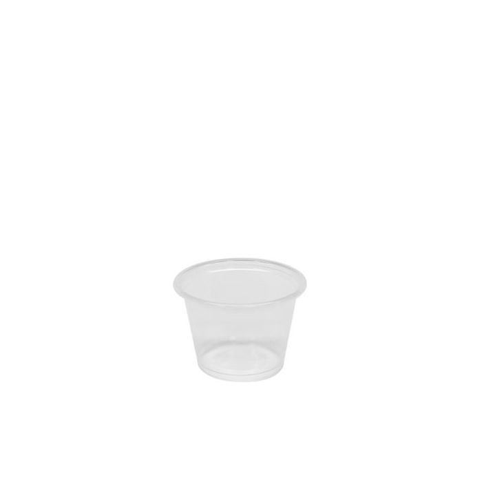 Watson Distributing 0.75 Oz Portion Cup with Lids Clear 2500/Case